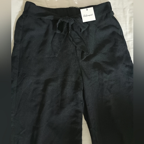 Bundle Black Pants-Cropped Wide Leg & Joggers - Picture 8 of 13